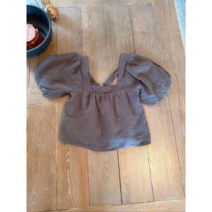 SANCIA‎ The Greta Top in Grey Size XS
